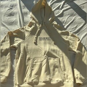 Taylor Swift “The Eras Tour International Tour Beige Hoodie” Size M